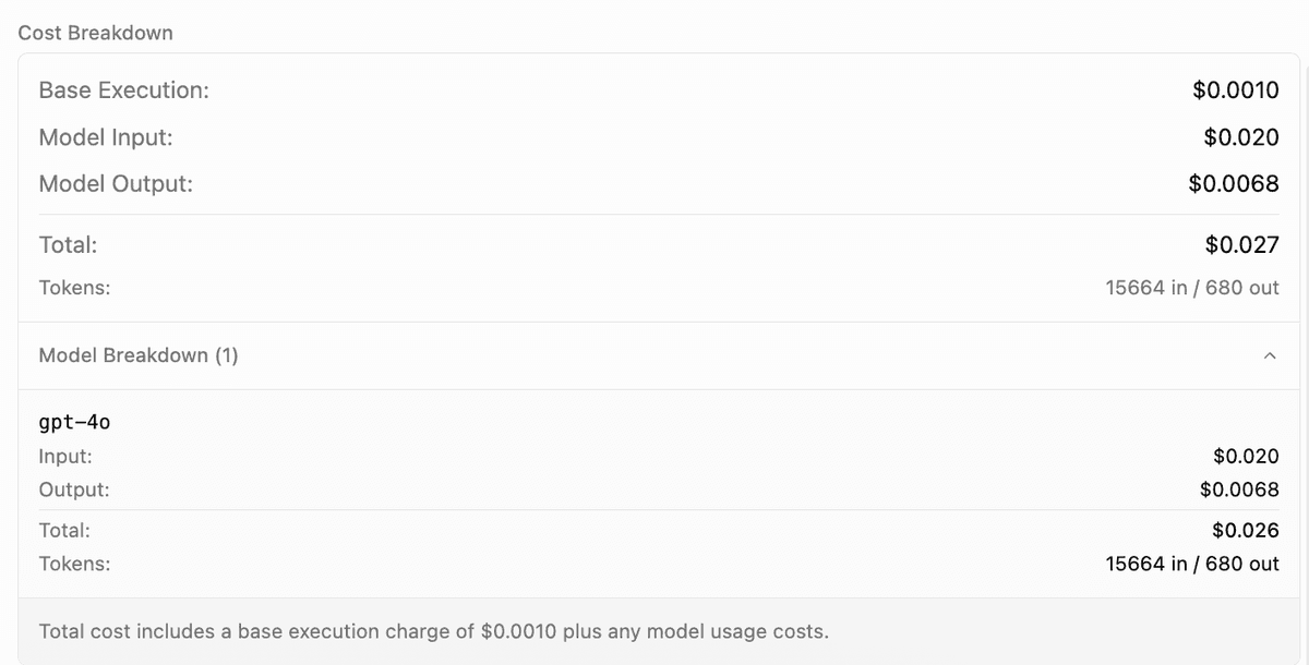 Model Breakdown