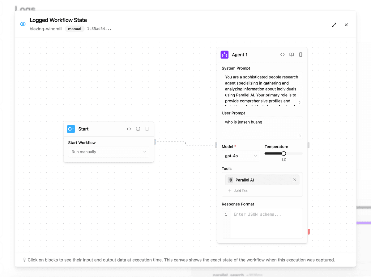 Workflow Snapshot