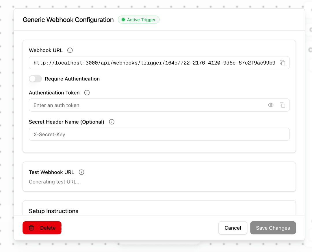 Webhook Block